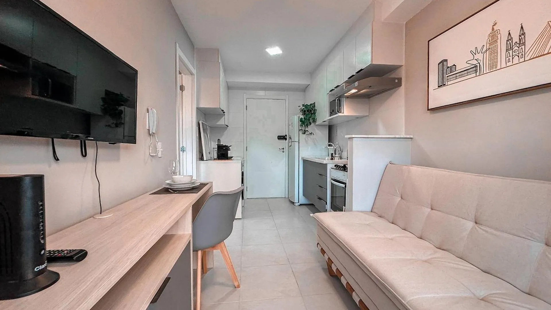 サンパウロRstar- Moderno Ape 1Dorm Na Chac. Sto Antonio, 5Min Da Estacao Joao Dias, Vibra, Nestle E Pq. Burle Maxアパートメント ブラジル